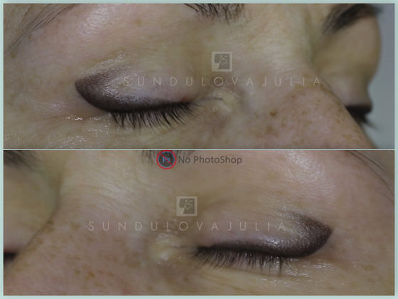 Permanent makeup Eyelids от Юлии Сундуловой. Теневая растушевка|Long-Time-Liner