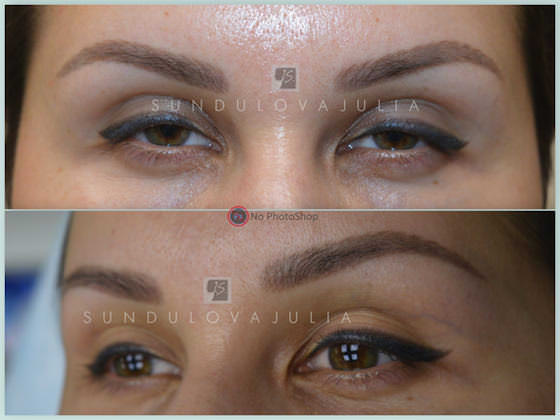 Permanent makeup Eyebrows век. |Long-Time-Liner